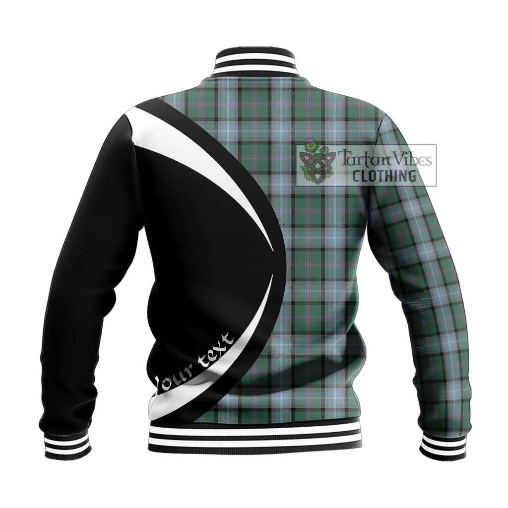 Alexander of Menstry Hunting Tartan Baseball Jacket with Family Crest Circle Style