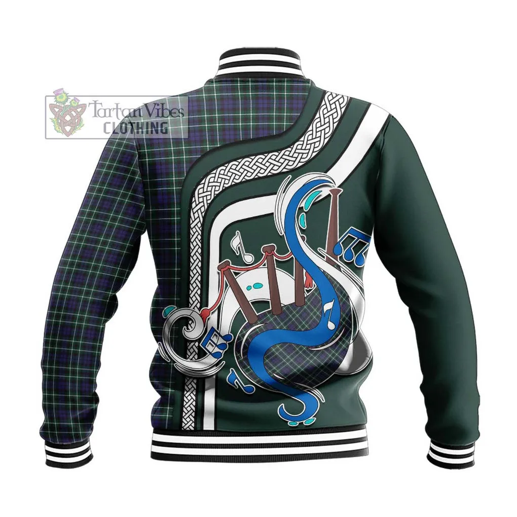Allardice Tartan Baseball Jacket with Epic Bagpipe Style