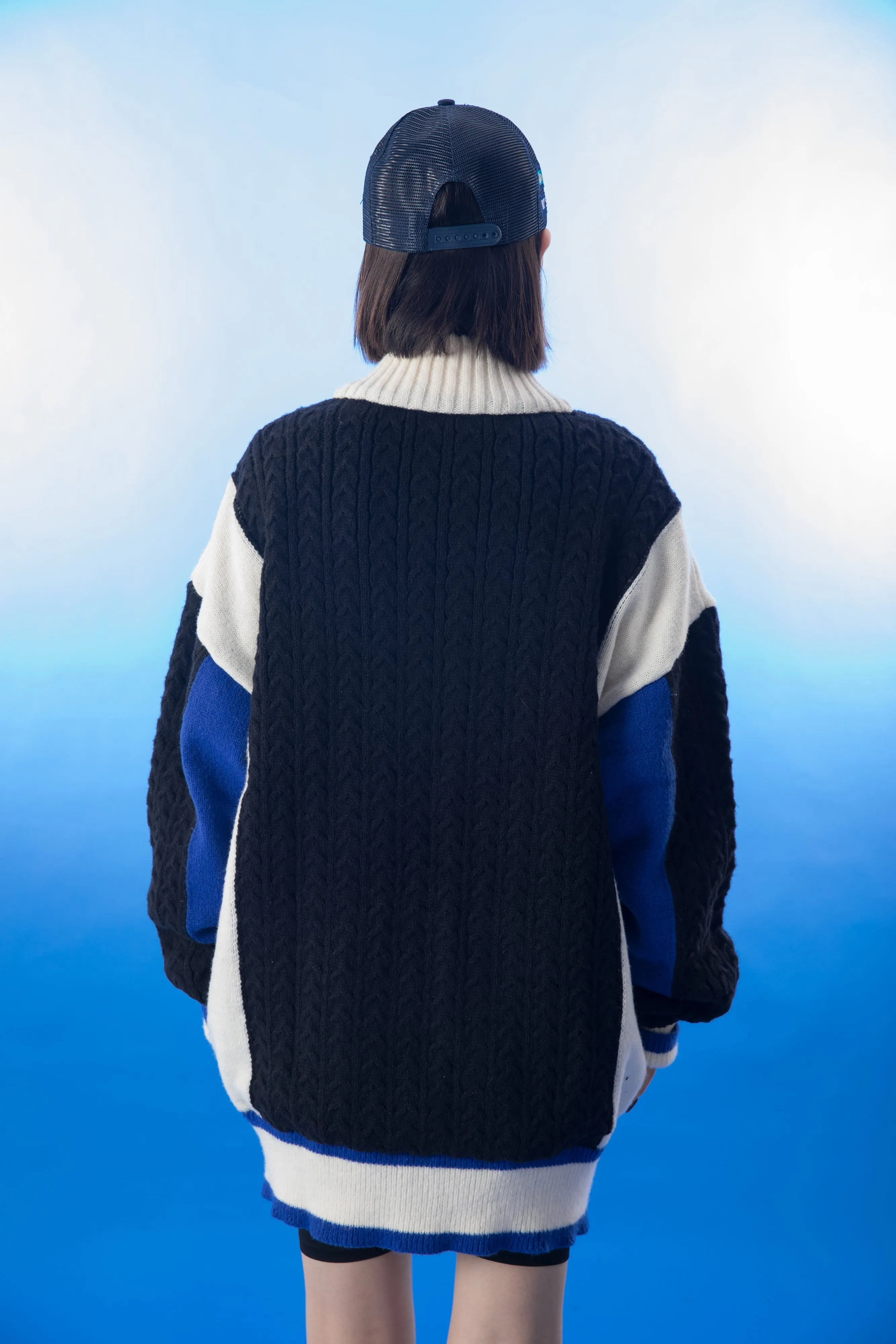 BASEBALL womens sweater jacket