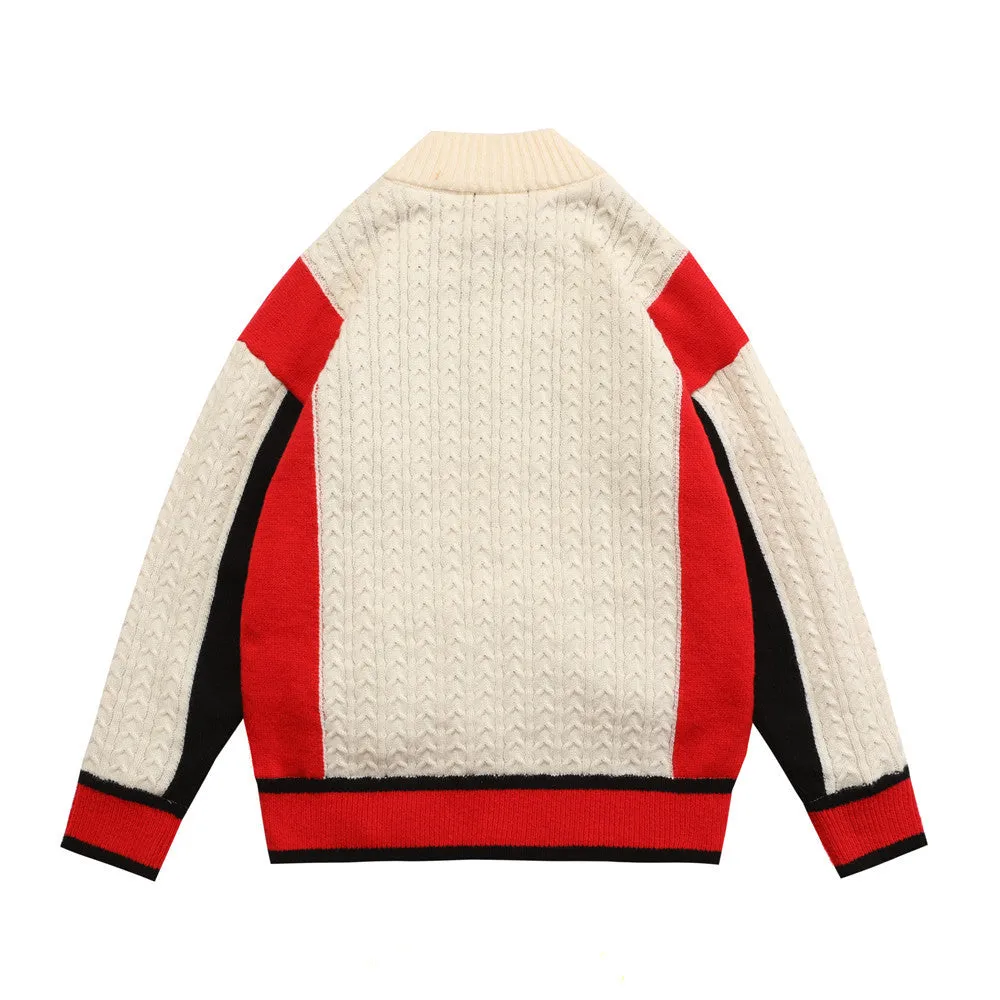 BASEBALL womens sweater jacket
