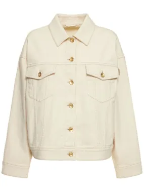 Brunello Cucinelli   Cotton denim oversized jacket 