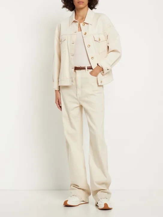 Brunello Cucinelli   Cotton denim oversized jacket 