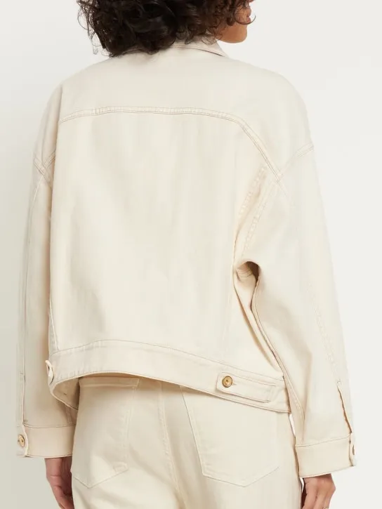 Brunello Cucinelli   Cotton denim oversized jacket 